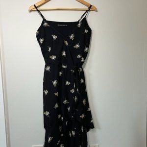 Abercrombie & Fitch, Floral, High Low Wrap Dress, Size M